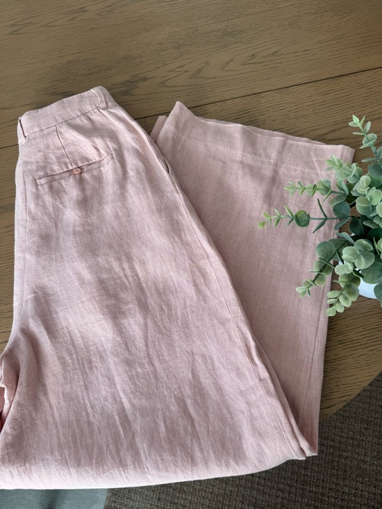 Posse Pants - Posse Exclusive Wyatt Pleated Linen Wide-Leg Pants